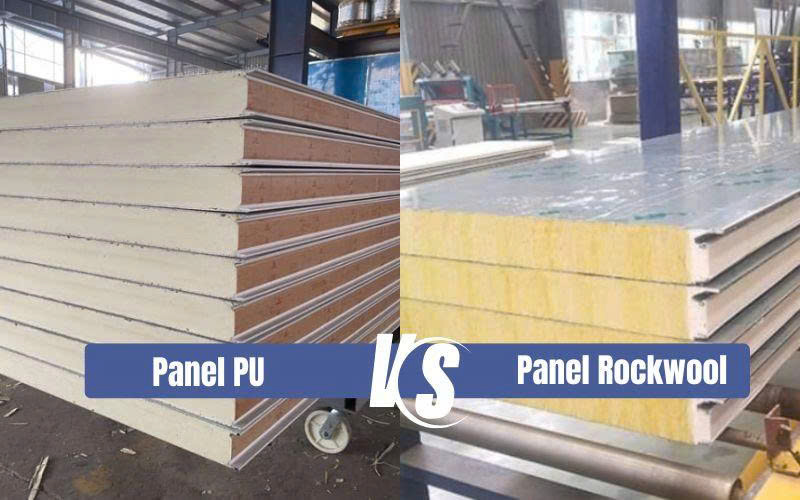 So sánh Panel PU và Panel Rockwool: Loại nào tốt hơn?