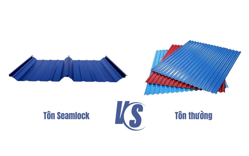 So sánh giữa tôn seamlock và tôn thường: Loại nào tốt hơn?